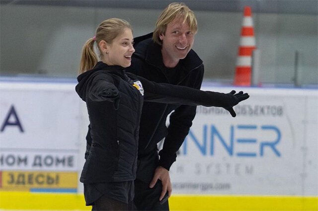 Алена Косторная и Евгений Плющенко