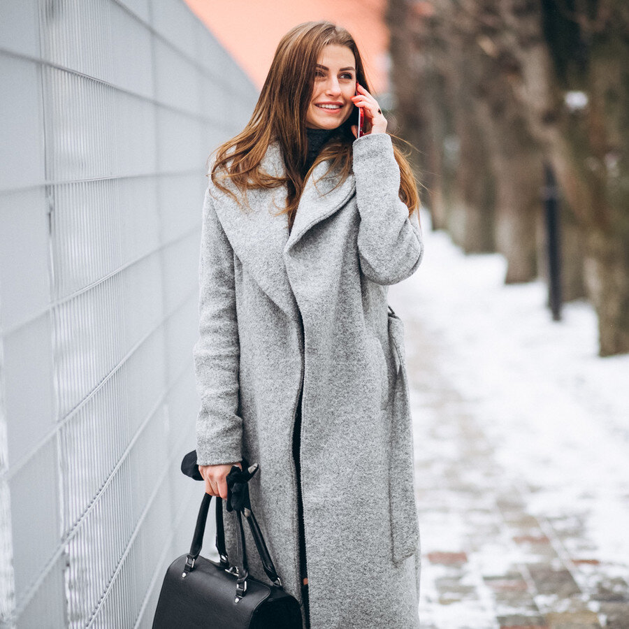 Девочка в зимнем пальто