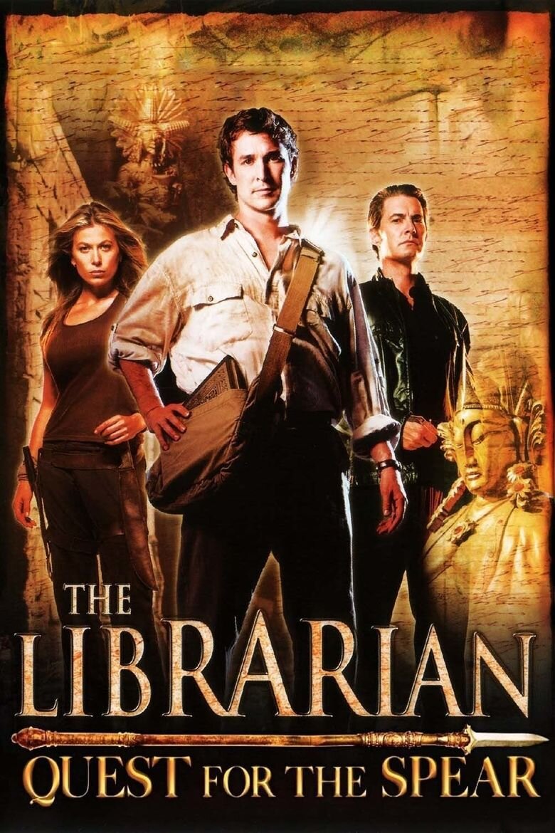 Фильм библиотекарь 1. Библиотекарь. В поисках копья судьбы / the Librarian: Quest for the Spear (2004). The Quest фильм 2004. Библиотекарь в поисках копья судьбы 2004 постеры.