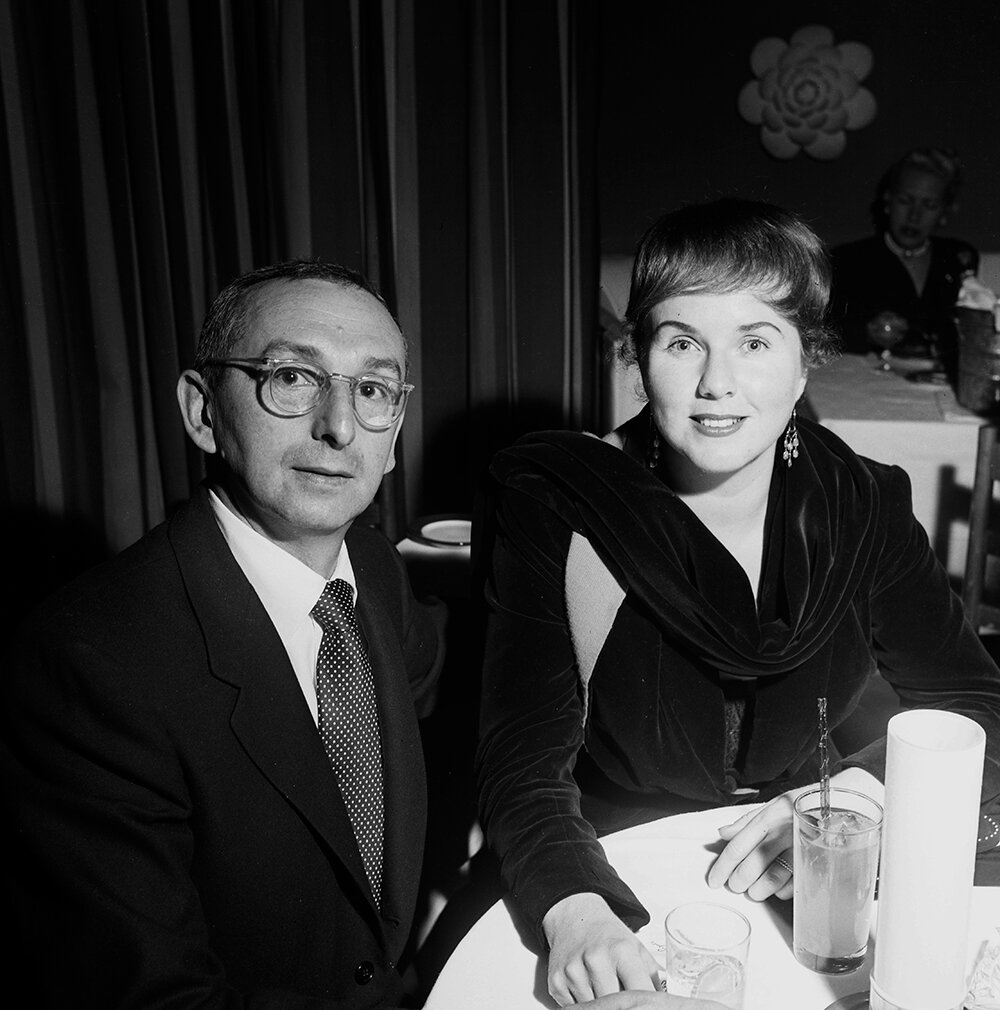 Дина Дурбин и её муж Шарль Давид в 1953 году. Фото: Earl Leaf / Michael Ochs Archives / Getty Images
