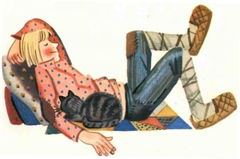 сказочный Иван-дурак, уже есть подушка и печка