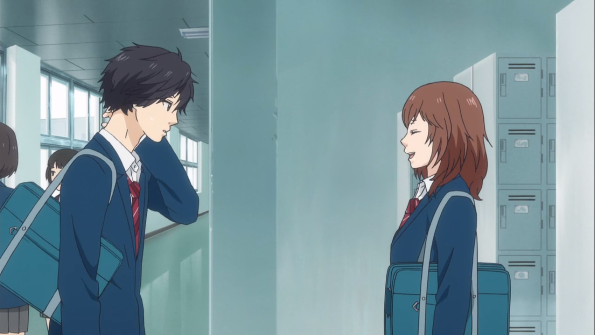 Кадр из аниме "Дорога юности"