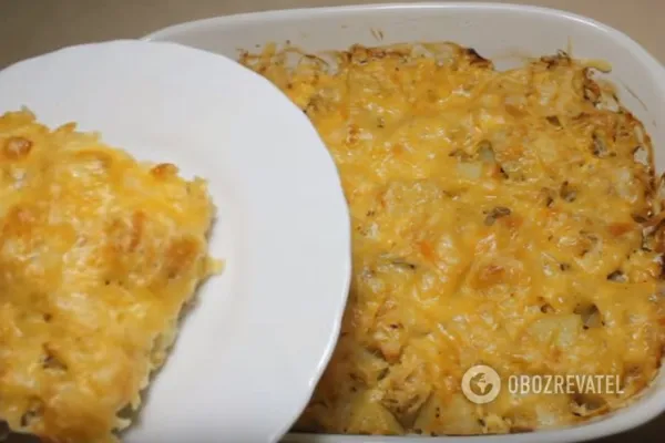 Картошка с сыром