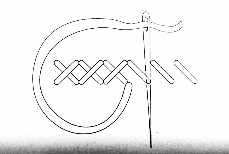 Шов "крестик"