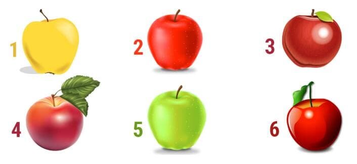 Тест: выберите яблоко и узнайте, какие черты доминируют в вашем характере