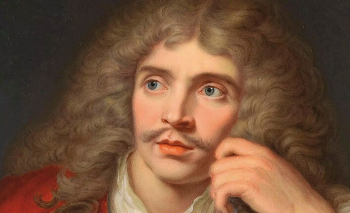 Мольер (Жан-Батист Поклен) - (15 января 1622, Париж - 17 февраля 1673). Изображение из интернета