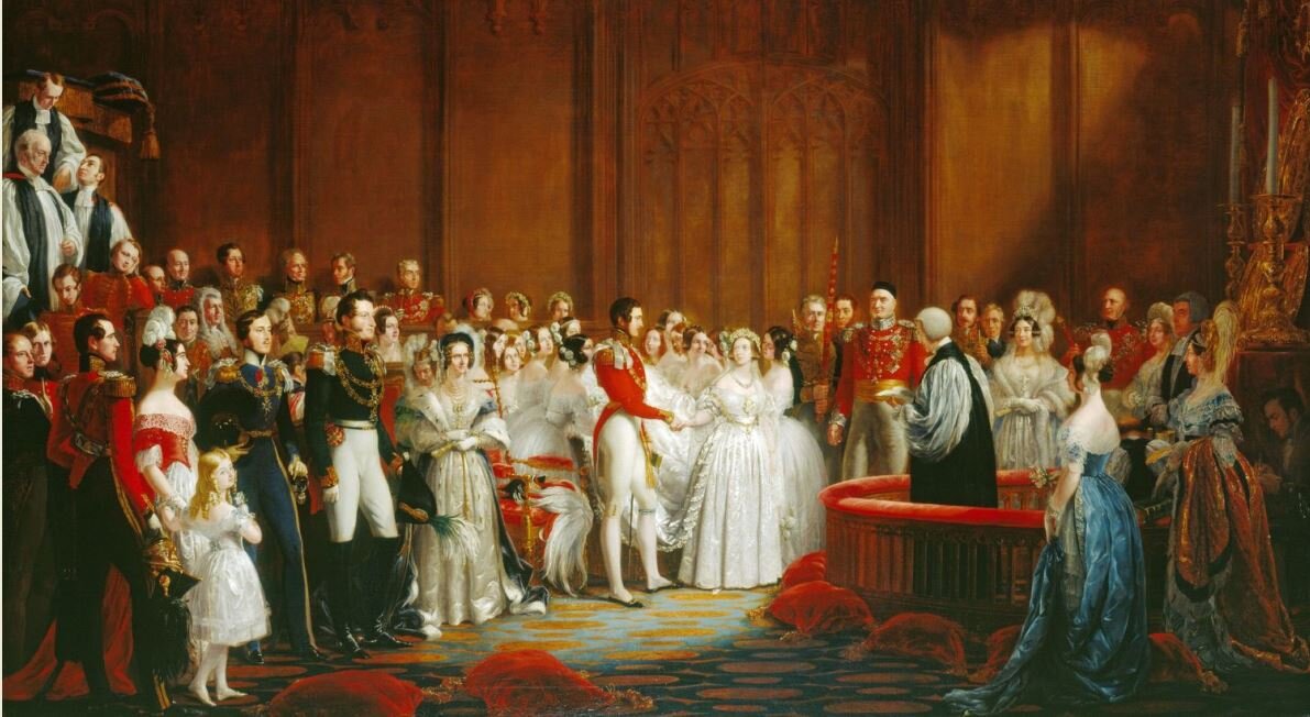 George Hayter. The Marriage of Queen Victoria, 10 February 1840.