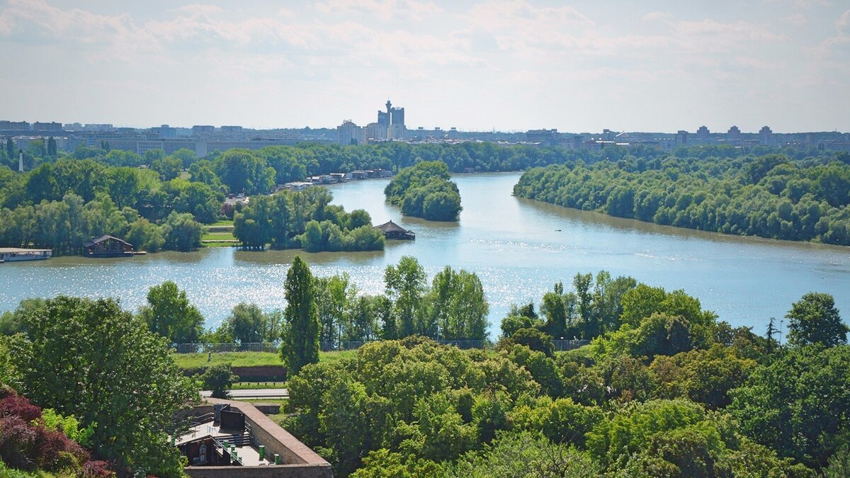 Сербия, Белград, реки Сава и Дунай