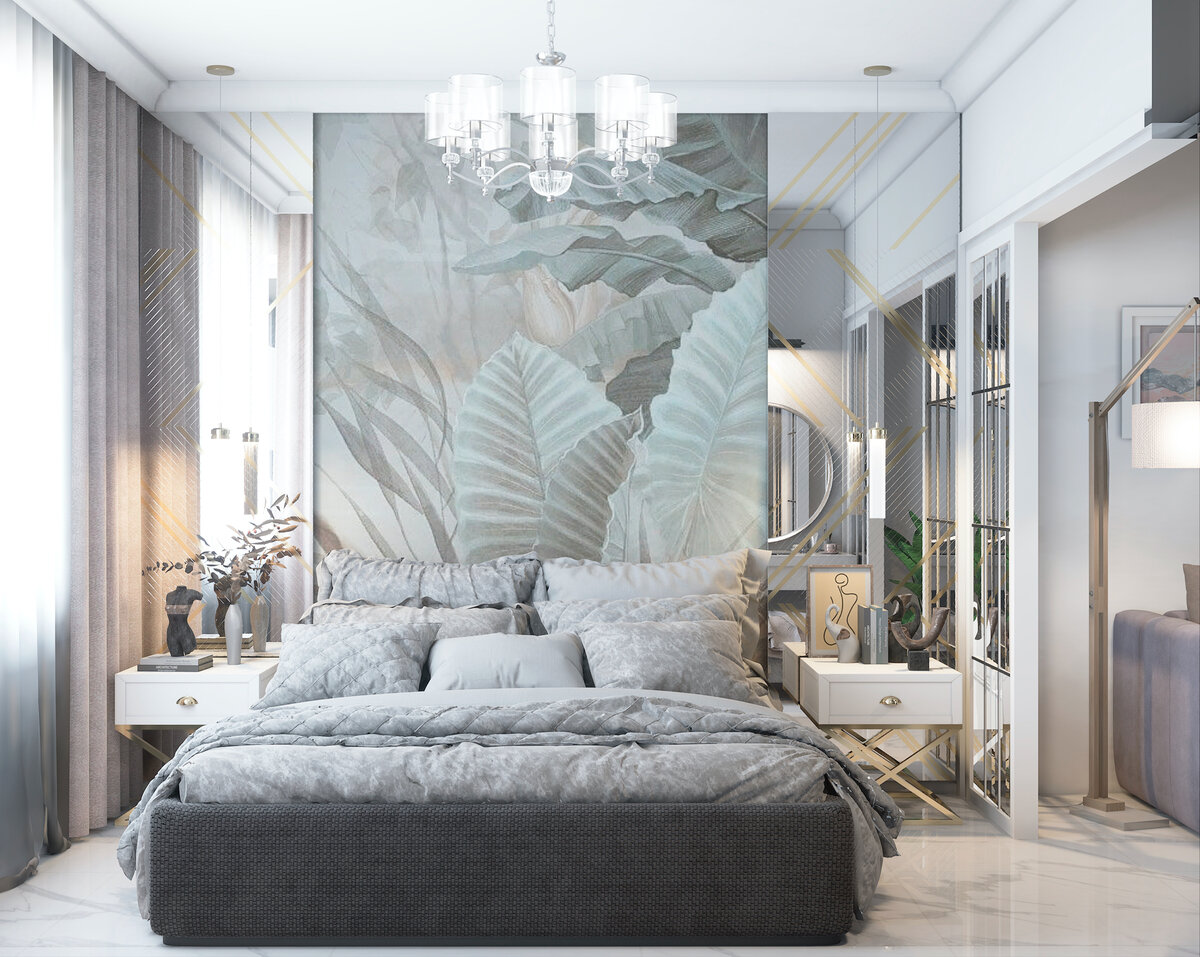 фотообои в спальне