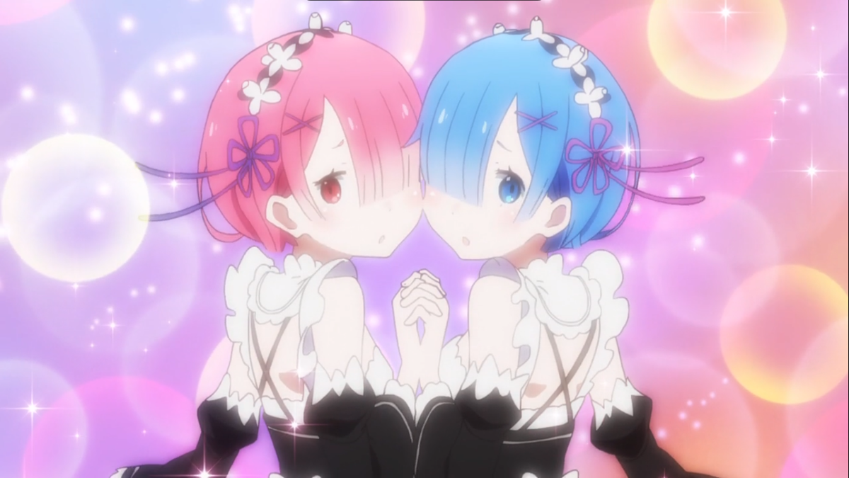 Кадр из аниме Re:Zero. Жизнь с нуля в альтернативном мире / Re:Zero kara Hajimeru Isekai Seikatsu, 1 сезон, 4 серия