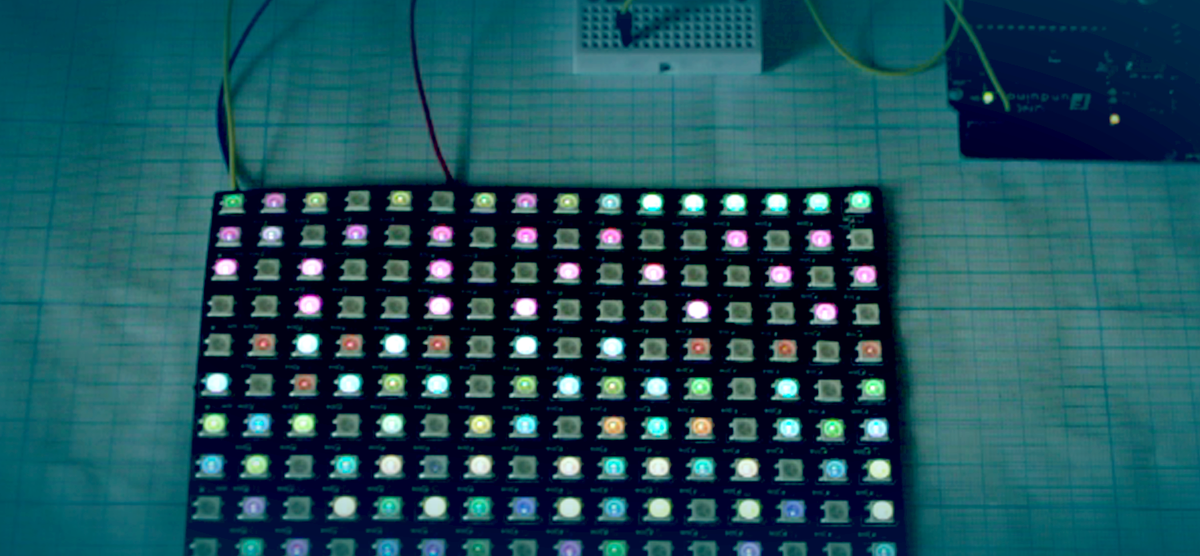 Светодиодная матрица WS2812B (SK6812) и Ардуино