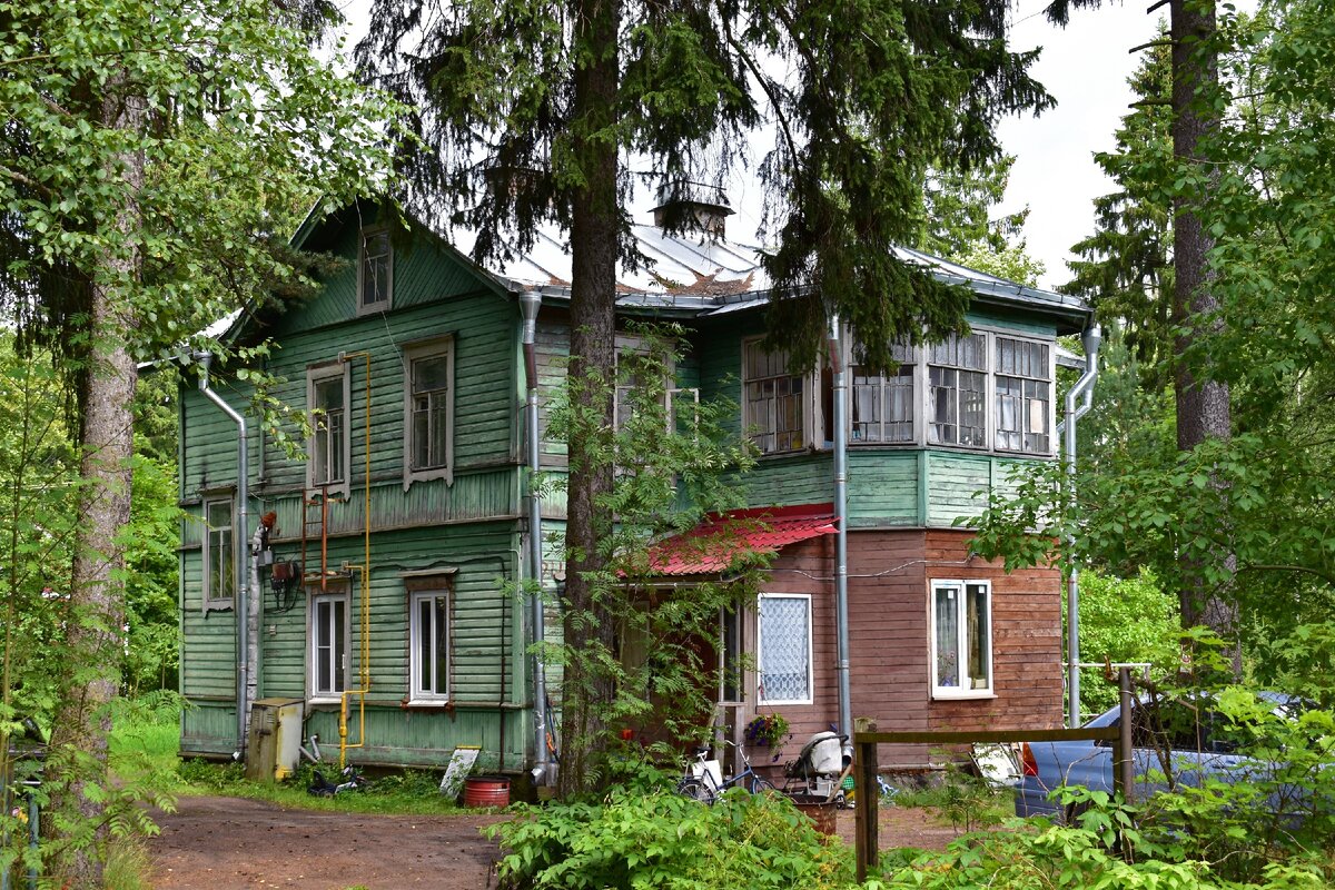 Один из домов Зеленогорска, построенных финами