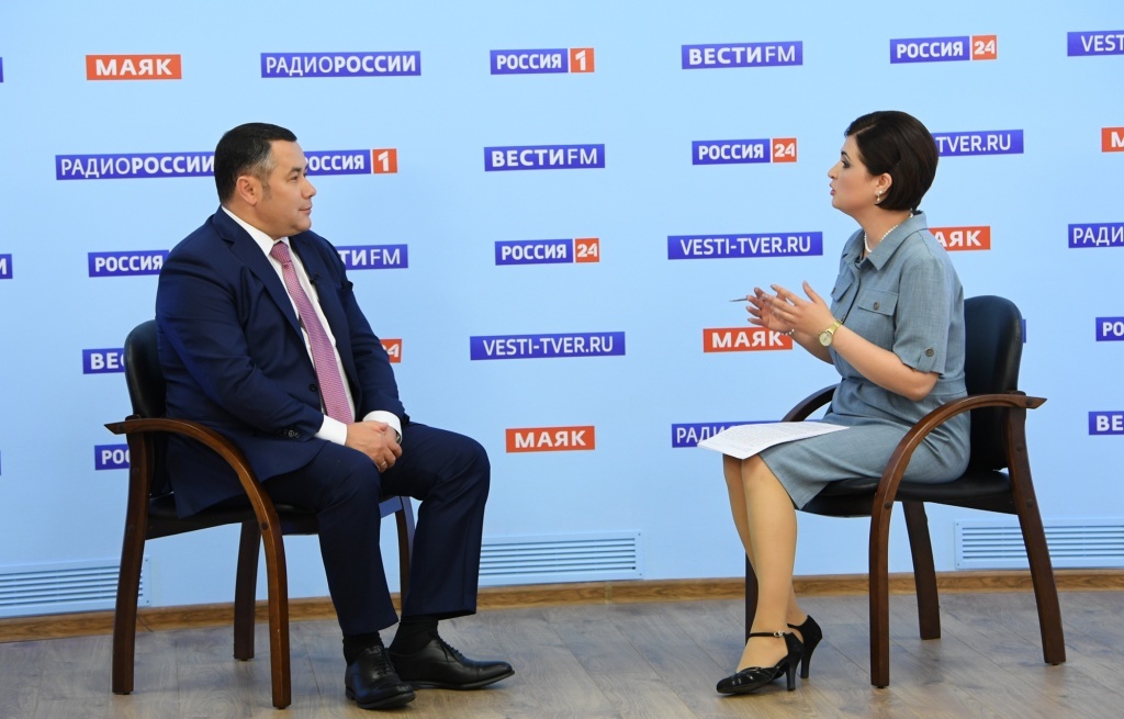 Игорь Руденя в прямом эфире рассказал об основных событиях жизни региона