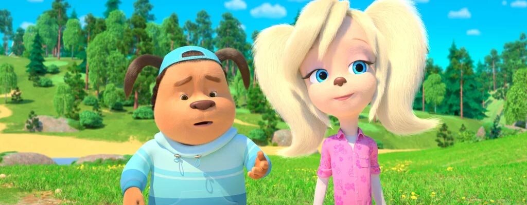 Тимоха и Роза из нового мультфильма "Барбоскины на даче"