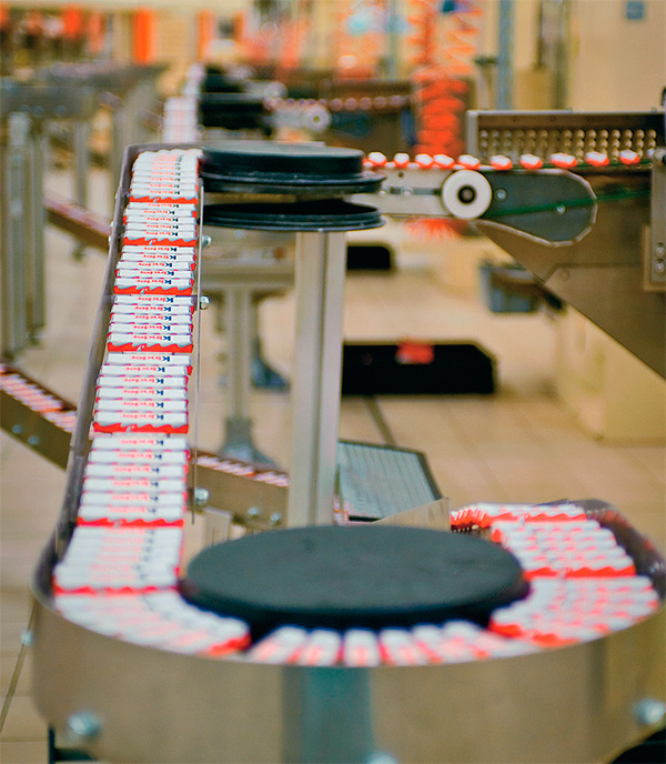 линия молочного шоколада Ferrero