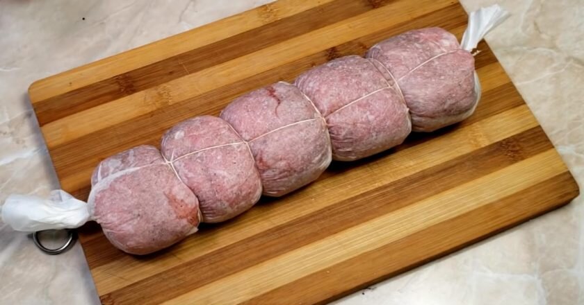 Готовим вкусный рулет из свинины ( по- русски)