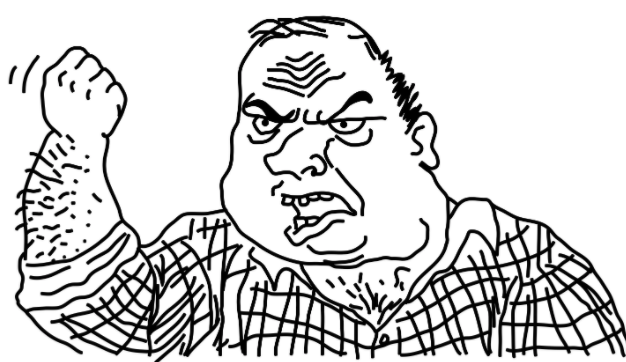 Мем хоть и старый, но того самого звонившего мы представляем именно так ;)