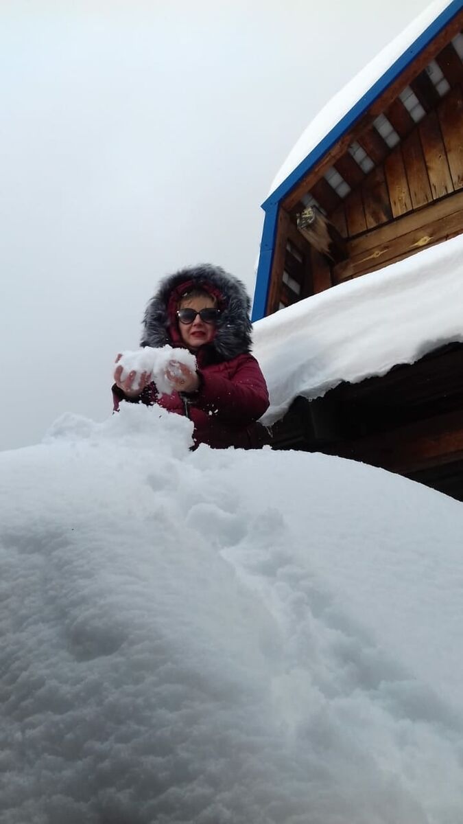 На фото автор блога  Мила