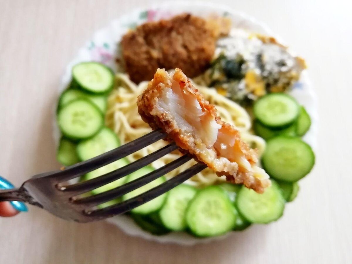 Вариант вкусного и быстрого обеда от "Кулинария Катерины"