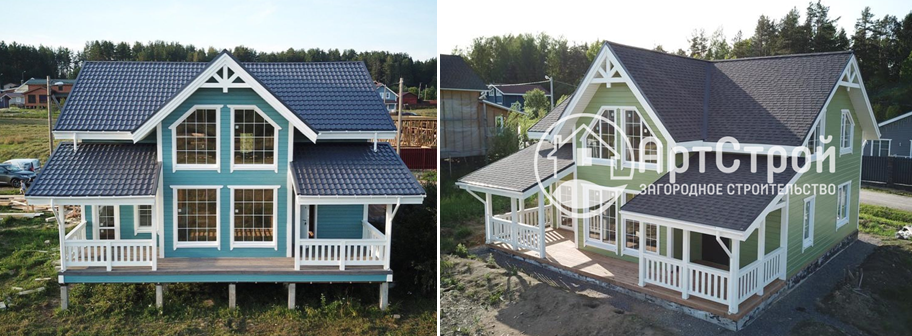 Наш «Леон» одинаково красив на плитном и свайном фундаменте 