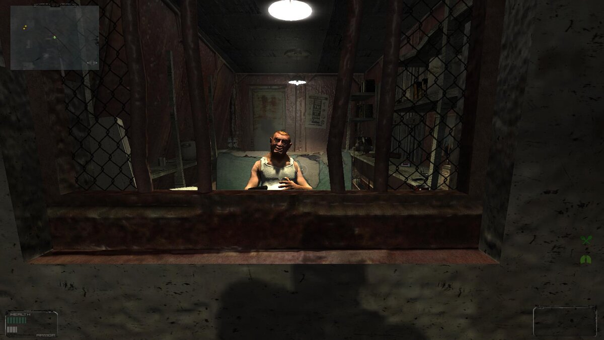 Вот такое однорукое чудовище меня встретило после прихода в себя, то ли это тени не очень удачно падают то ли модель неважно собрана.