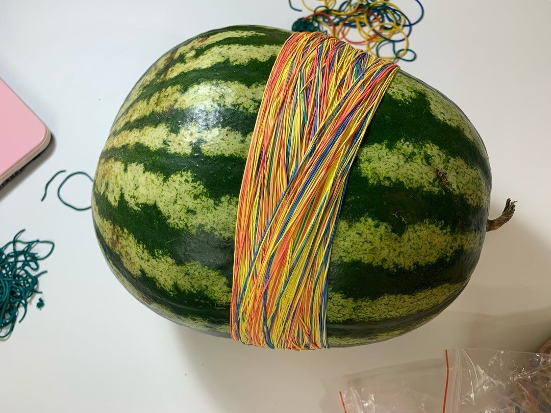 Фото сделано автором (надели 300 резинок)