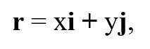 где i и j – единичные векторы, задающие направление координатных осей. 