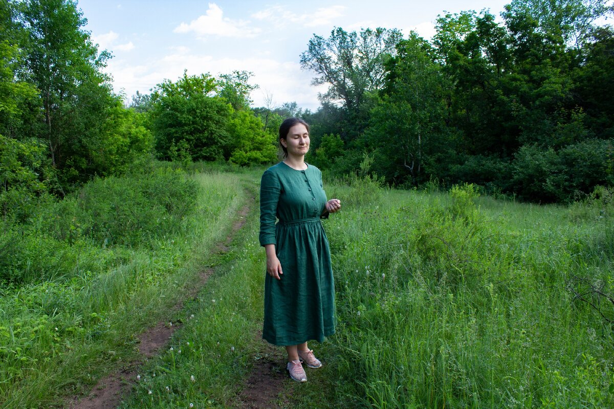 Это я пытаюсь постигнуть лесной дзен
