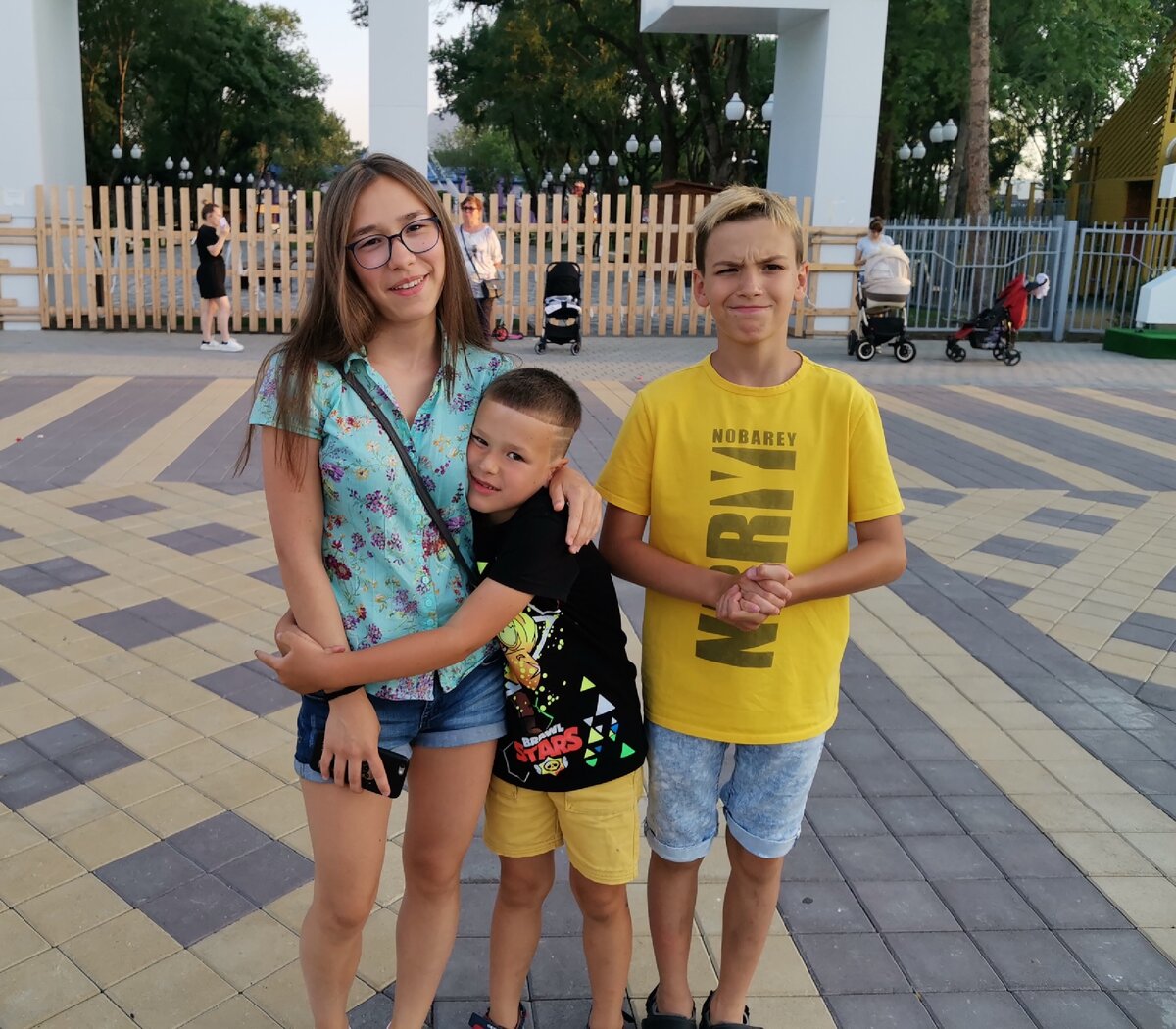 Сабина, Саша и Егор 