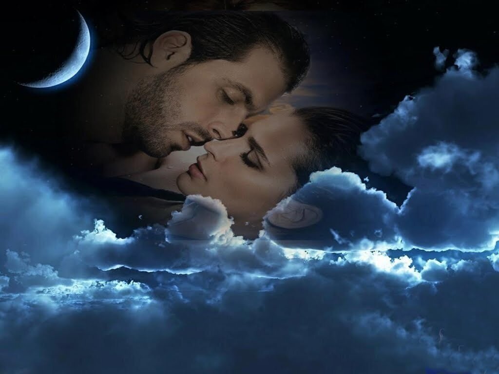 Спокойной ночи романтик. Красивых снов. Спокойной ночи поцелуй. Романтических снов. Ночь любви.