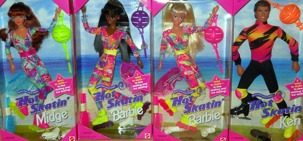 Hot cheap skating barbie