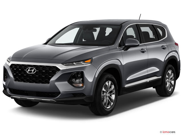 Hyundai Santa Fe 2020 года занимает первое место в нашем рейтинге внедорожников среднего размера.