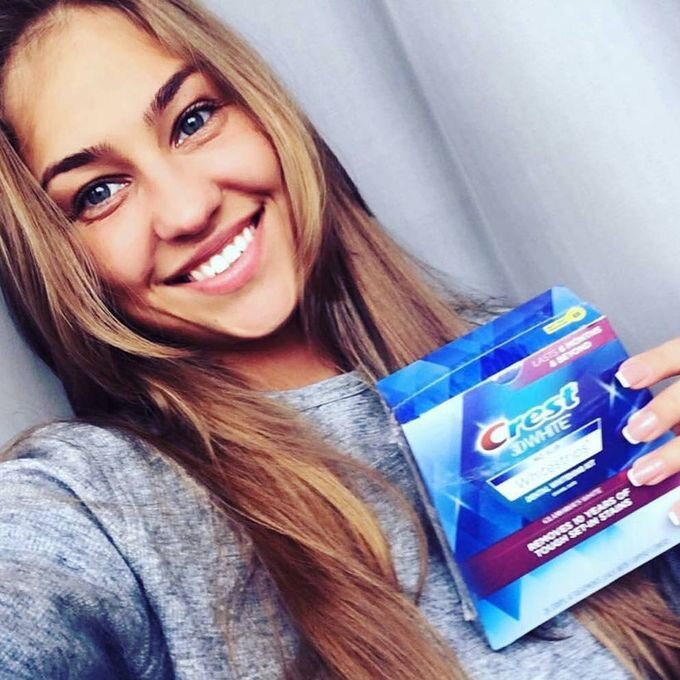 Отбеливающие полоски Crest