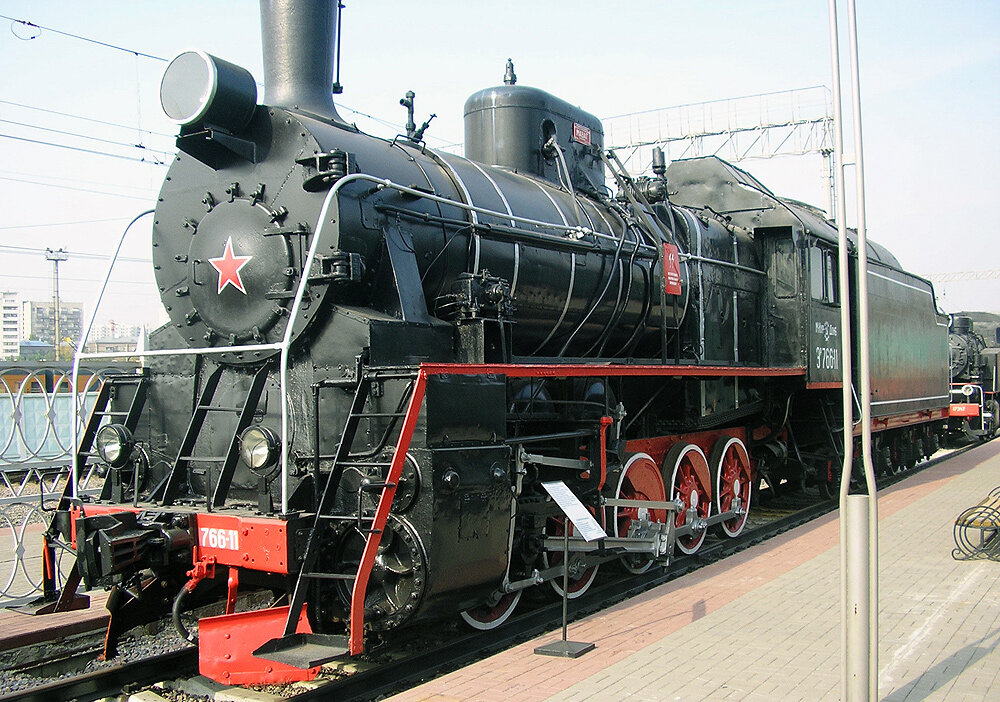 Паровоз серии Эр на нефтяном отоплении, фото с сайта 12 мм, автор Игорь Сергеев