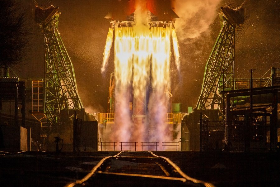 Запуск ракеты-носителя "Союз-2.1б" - Фото: ПРЕСС-СЛУЖБА ГК "РОСКОСМОС"/ТАСС