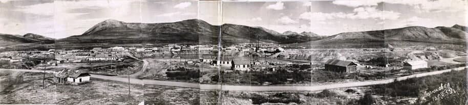 Поселок Ларюковая. Магаданская область .1959 год. Личный архив.