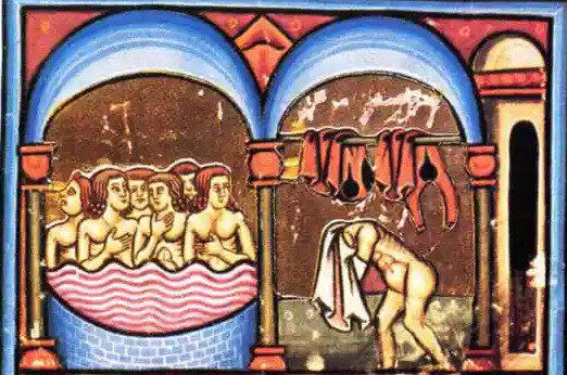 Balneum Tripergulae - рисунок в кодексе Codice Angelico