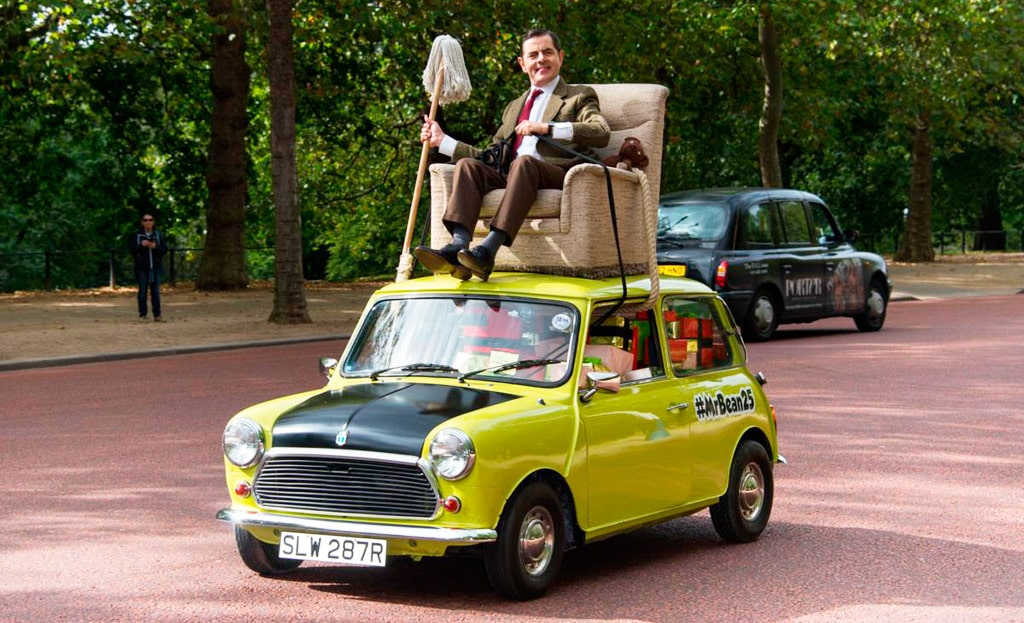 Ich bin auto. Mini Cooper мистера Бина. Мистер Бин машина. Машина мистера Бина мини Купер. Mini Cooper Classic Mr Bean.