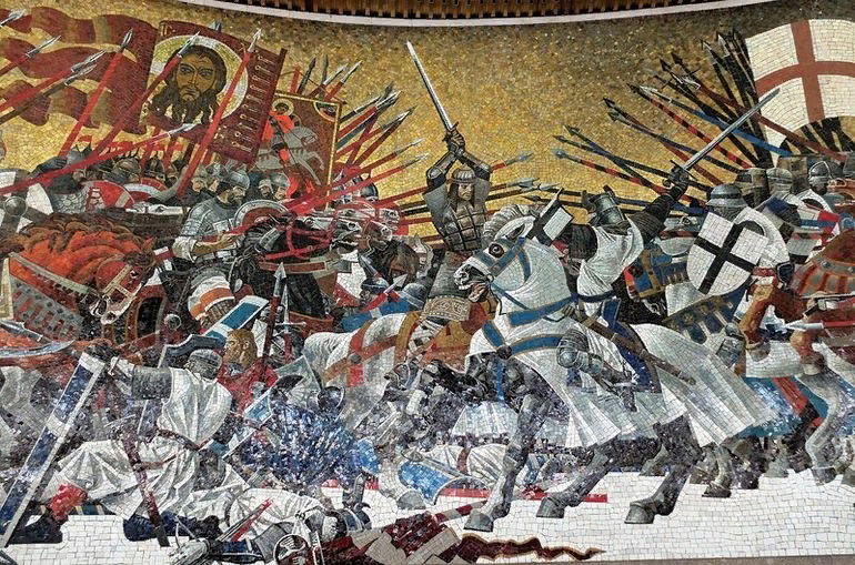 Ледовое побольше. Александр Невский Ледовое побоище. Александр Невский Ледовое побоище мозаика. Невский Ледовое побоище. Мозаика Ледовое побоище на станции метро площадь Александра Невского