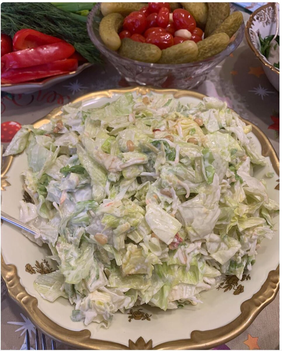 Салат с натуральным крабом | л.К.атлетова | Дзен