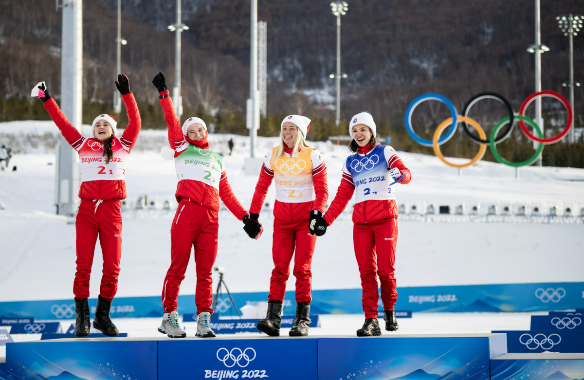 Лыжница олимпийская чемпионка