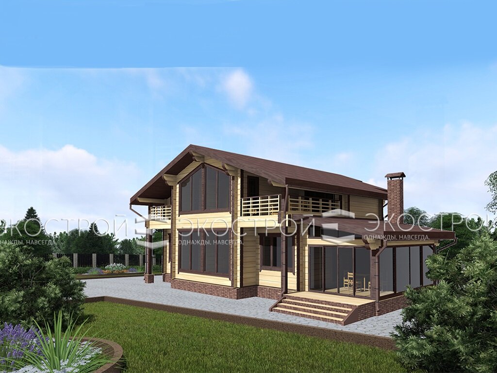 дом из клееного бруса