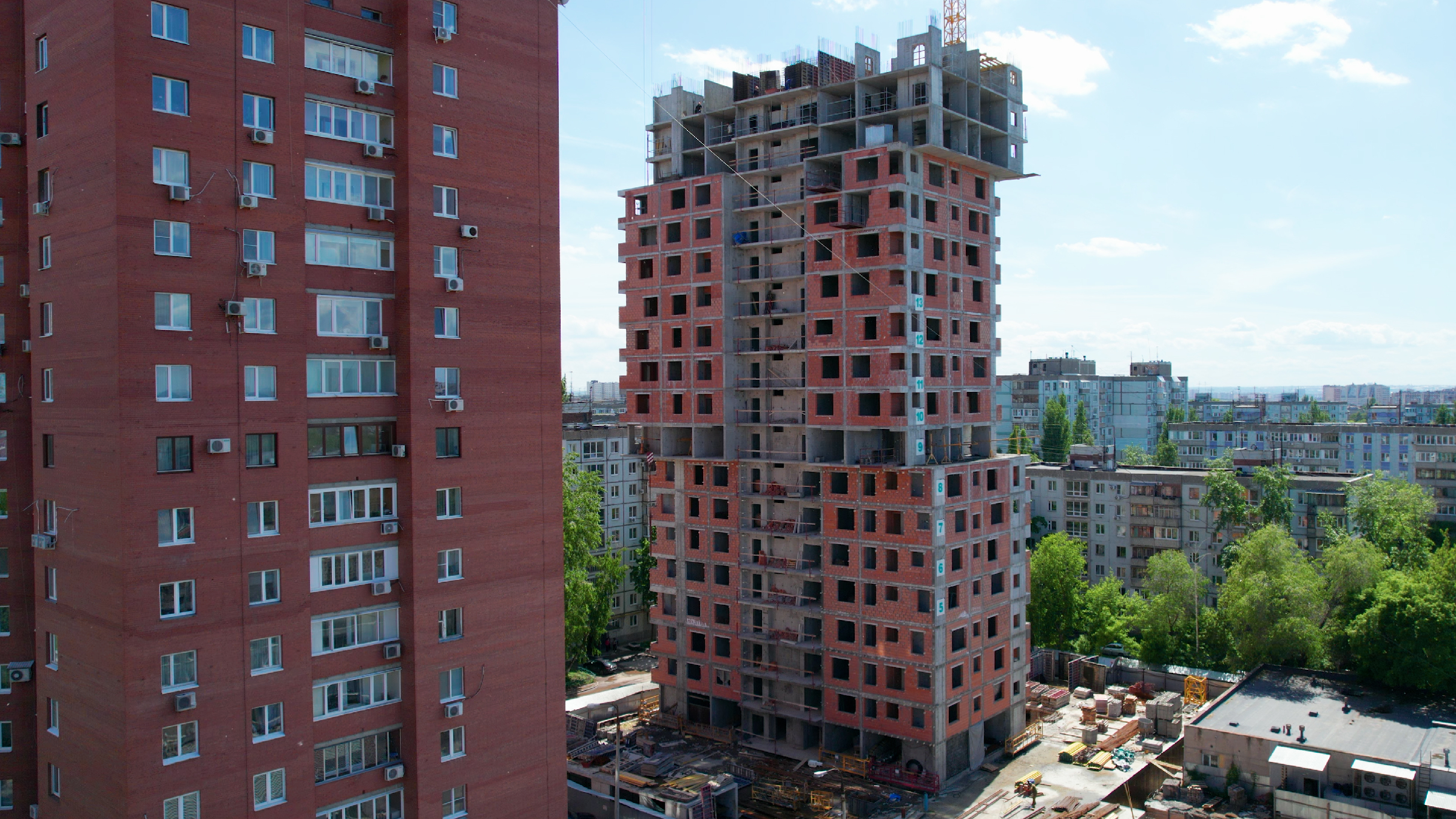 «Дом-тетрис»: в Самаре строят жилой дом необычной формы