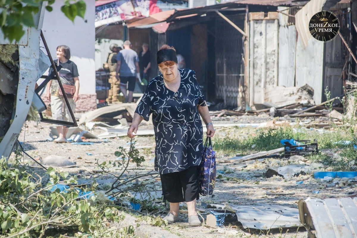 Фоторепортаж: Топаз после обстрела