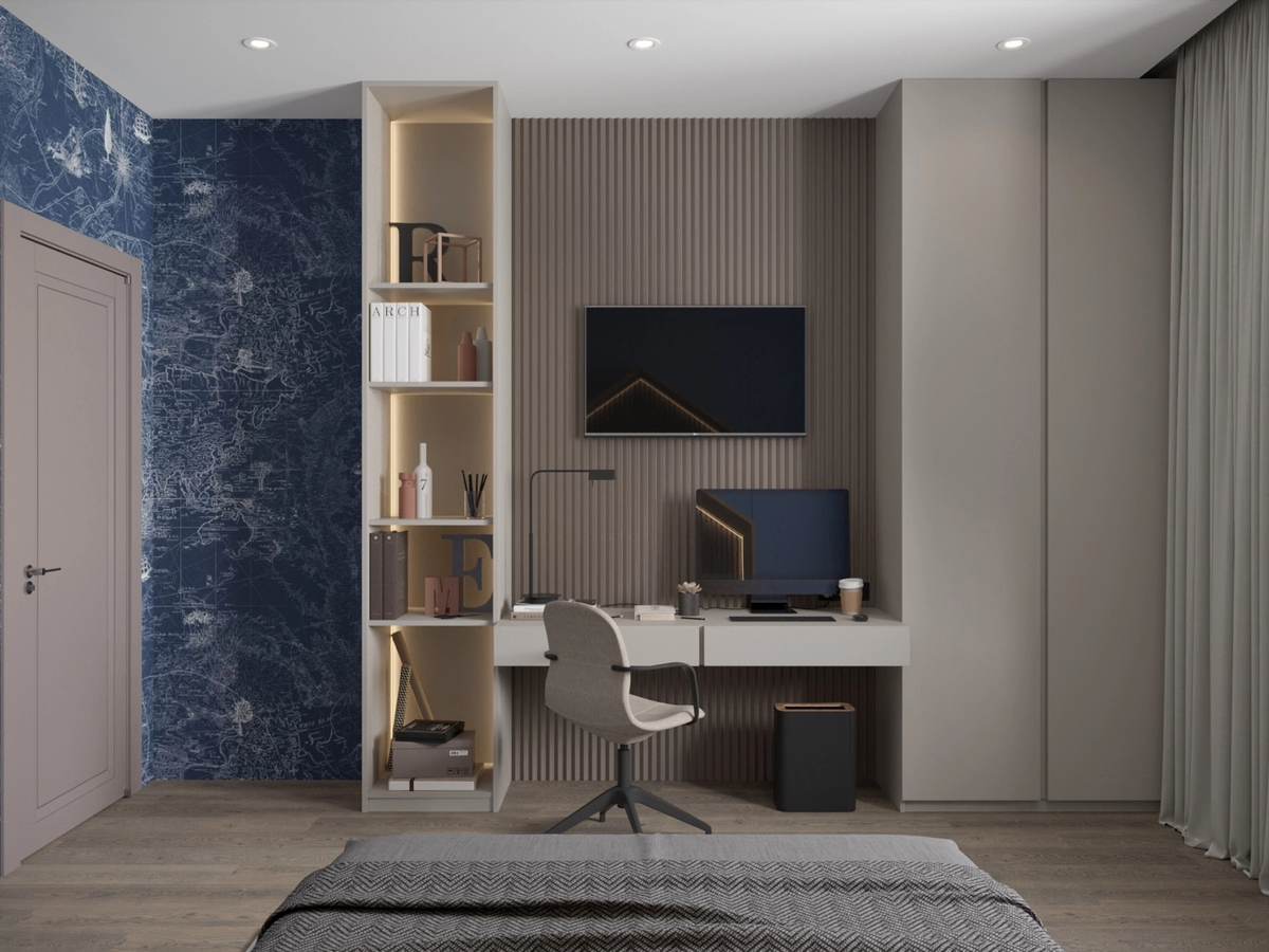 Дизайн рабочего места в детской. Дизайн АрхиКомфорт