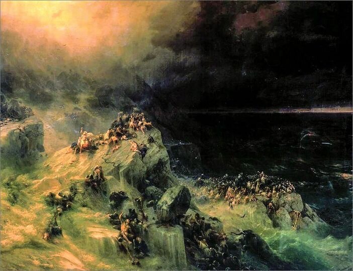 Картина Айвазовского "Всемирный потоп".