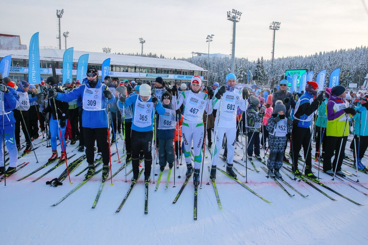    Более 1000 человек зарегистрировались на юбилейный Югорский лыжный марафон