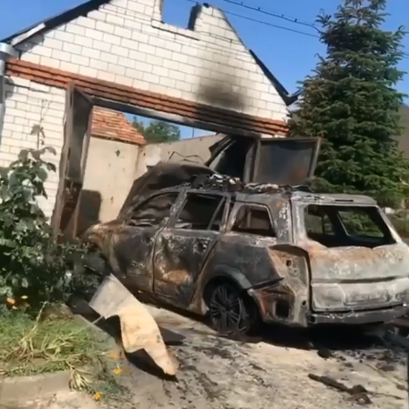 Последствия пожара в Усть-Лабинске