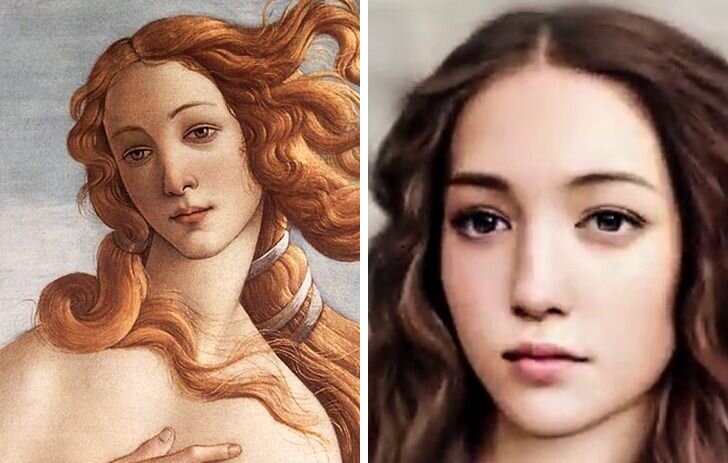 © Sandro Botticelli / wikipedia, © Denis Shiryaev / youtube 