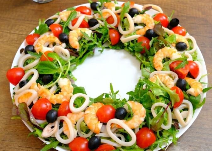 Как приготовить рецепт Овощной салат на праздничный стол